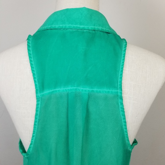 We The Free By Free People Sheer Button Up Top - Picture 6 of 8